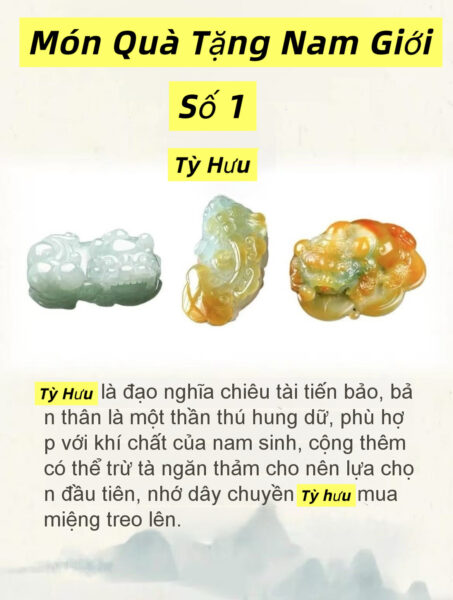 Vì Sao Nói "Quân Tử Như Ngọc?" Gợi Ý Các Món Ngọc Tặng Nam Giới !