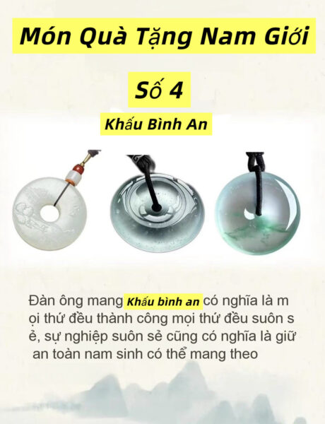 Vì Sao Nói "Quân Tử Như Ngọc?" Gợi Ý Các Món Ngọc Tặng Nam Giới !