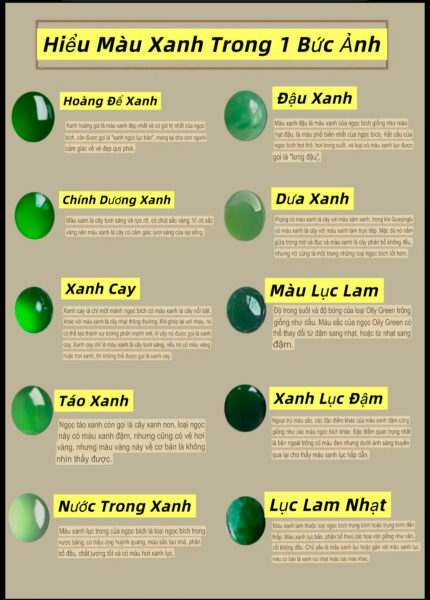 Phỉ Thuý "Chính Dương Xanh" Là Gì? Có Phải Tất Cả Các Màu Đều Là Dương Xanh?