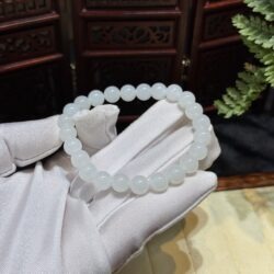 Vòng chuỗi ngọc Hoà Điền mỡ cừu 8 ly