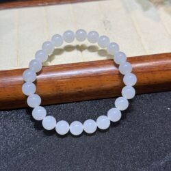 Vòng chuỗi ngọc Hoà Điền mỡ cừu 8 ly