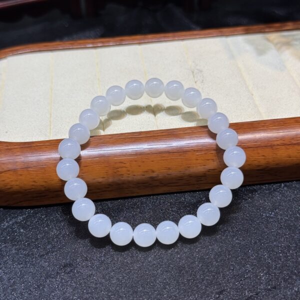 Vòng chuỗi ngọc Hoà Điền mỡ cừu 8 ly