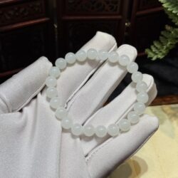 Vòng chuỗi ngọc Hoà Điền mỡ cừu 8 ly