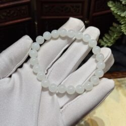 Vòng chuỗi ngọc Hoà Điền mỡ cừu 8 ly