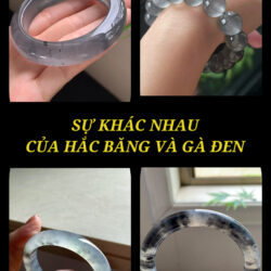 Phỉ Thuý Gà Đen Là Gì? Sự Khác Nhau Giữa Gà Đen Và Hắc Băng!