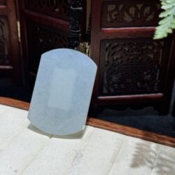 Mặt dây vô sự bài ngọc phỉ thuý băng chủng