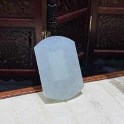 Mặt dây vô sự bài ngọc phỉ thuý băng chủng