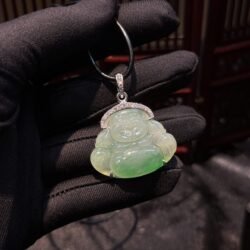 Phật Di Lặc ngọc phỉ thuý Myanmar Phật Di Lặc ngọc phỉ thuý Myanmar