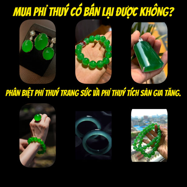 Mua phỉ thuý có bán lại được không? Phân biệt phỉ thuý trang sức và phỉ thuý tích sản có thể gia tăng giá trị.