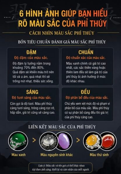 Các Tiêu Chí Đánh Giá Phỉ Thuý Tổng Thể Bạn Cần Biết