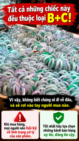 Đừng Để Vẻ Bề Ngoài Của Một Chiếc Vòng Phỉ Thuý Đã Qua Xử Lý Đánh Lừa Bạn